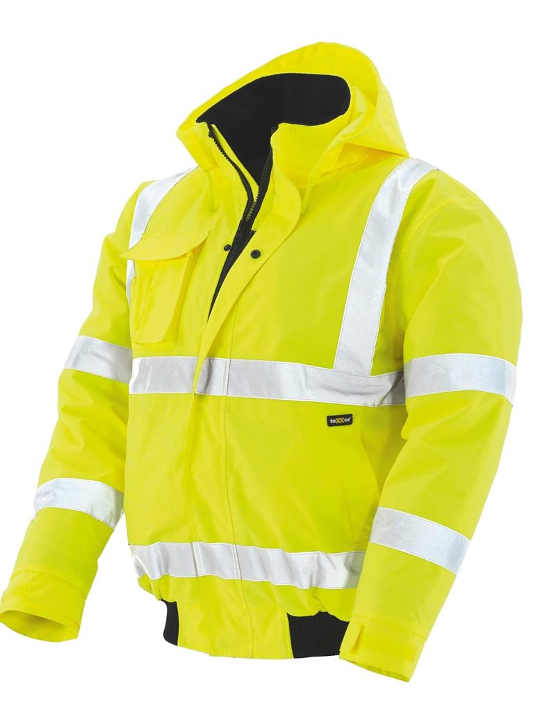 teXXor 4118-XXL Whistler Pilote-Veste de Travail Visibilité, Jaune, Taille XXL